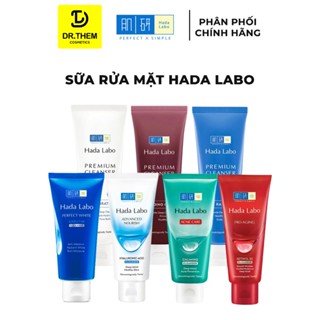Sữa Rửa Mặt Hada Labo Premium / Advanced Nourish / Perfect White / Acne Care / Pro Anti Aging Cleanser 80g - Dr Thêm