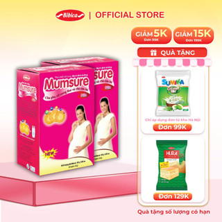 Combo 2 hộp bánh dinh dưỡng mumsure sữa bibica 165g