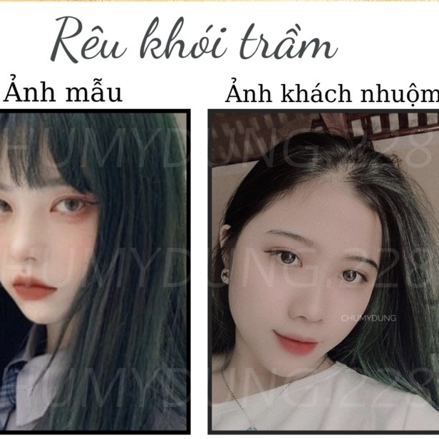 Thuốc nhuộm tóc màu Rêu đen