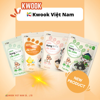 Rong biển rắc cơm ăn liền kwook kids [Khủng long xanh] 50g