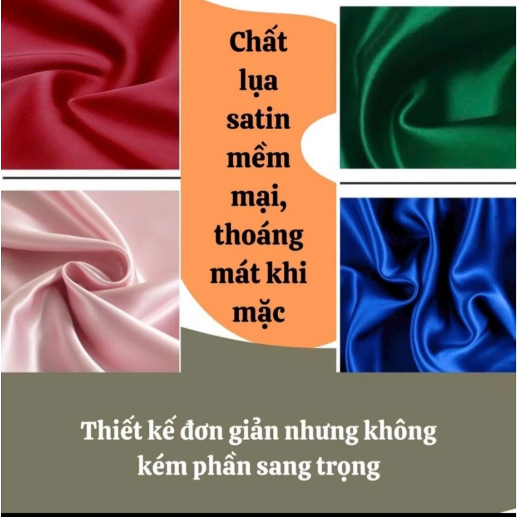 Váy ngủ 2 dây lụa satin cao cấp  có mút ngực phối ren xẻ tà sexy mềm mịn quyến rũ CARY | BigBuy360 - bigbuy360.vn