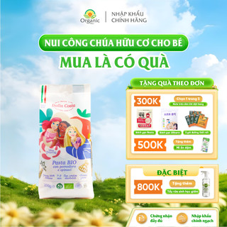 Nui rau củ hữu cơ cho bé hình công chúa disney 300g dalla costa