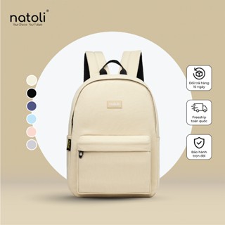 Balo đi học đơn giản hàn quốc NATOLI nhiều ngăn chống nước tốt - Basic Backpack B2