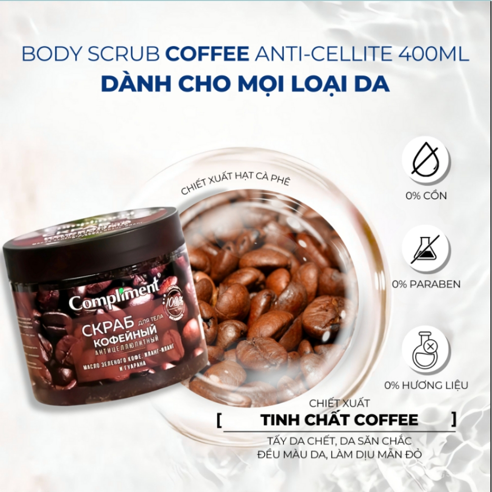 Ảnh 4 của Tẩy da chết body Compliment giúp tái tạo và làm sáng màu da