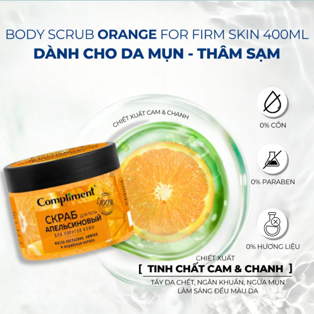 Ảnh 3 của Tẩy da chết body Compliment giúp tái tạo và làm sáng màu da