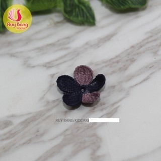 Cánh hoa len 3.5cm dùng làm phụ kiện tóc, phụ kiên may mặc
