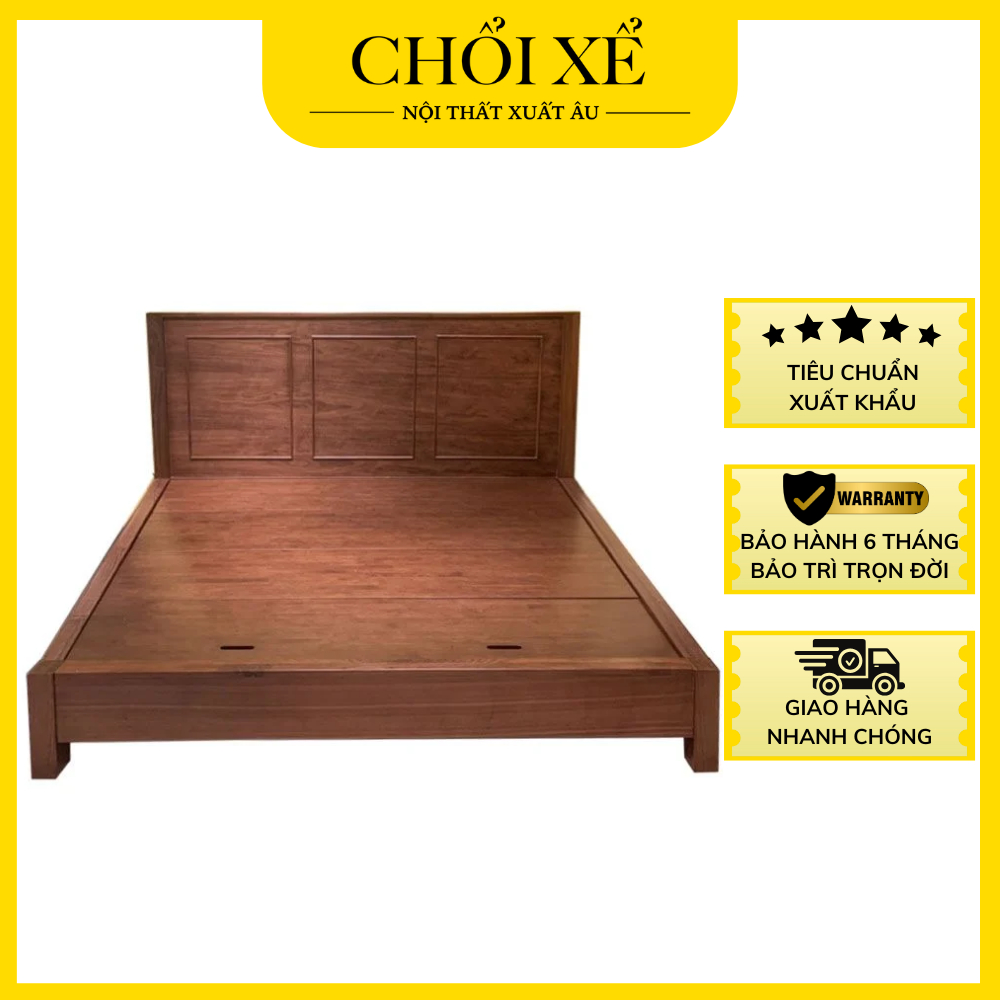 Giường Ngủ WALNUT Thương Hiệu Chổi Xể - BD621
