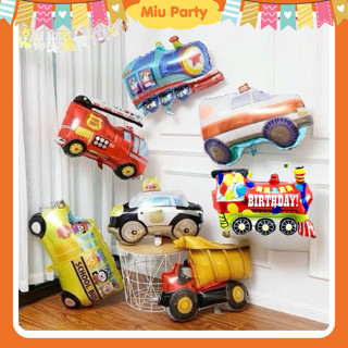 [SIZE ĐẠI] Bong Bóng Bay Các Loại Xe Trang Trí Sinh Nhật Cho Bé Trai, Bé Gái - MiuParty