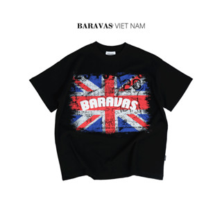  Áo Thun Cờ Anh BARAVAS Form Regular - Version Premium 