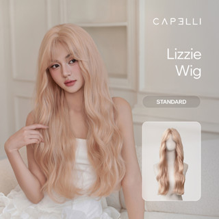 Tóc Giả Nguyên Đầu CAPELLI Xoăn Sóng Mái Bay Vàng Cam Lizzie Wig