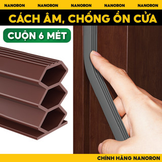 Ron cao su cách âm chặn khe hở chống tiếng ồn cửa phòng NANORON Gioăng chống bụi gắn cửa đi cửa sổ TPE