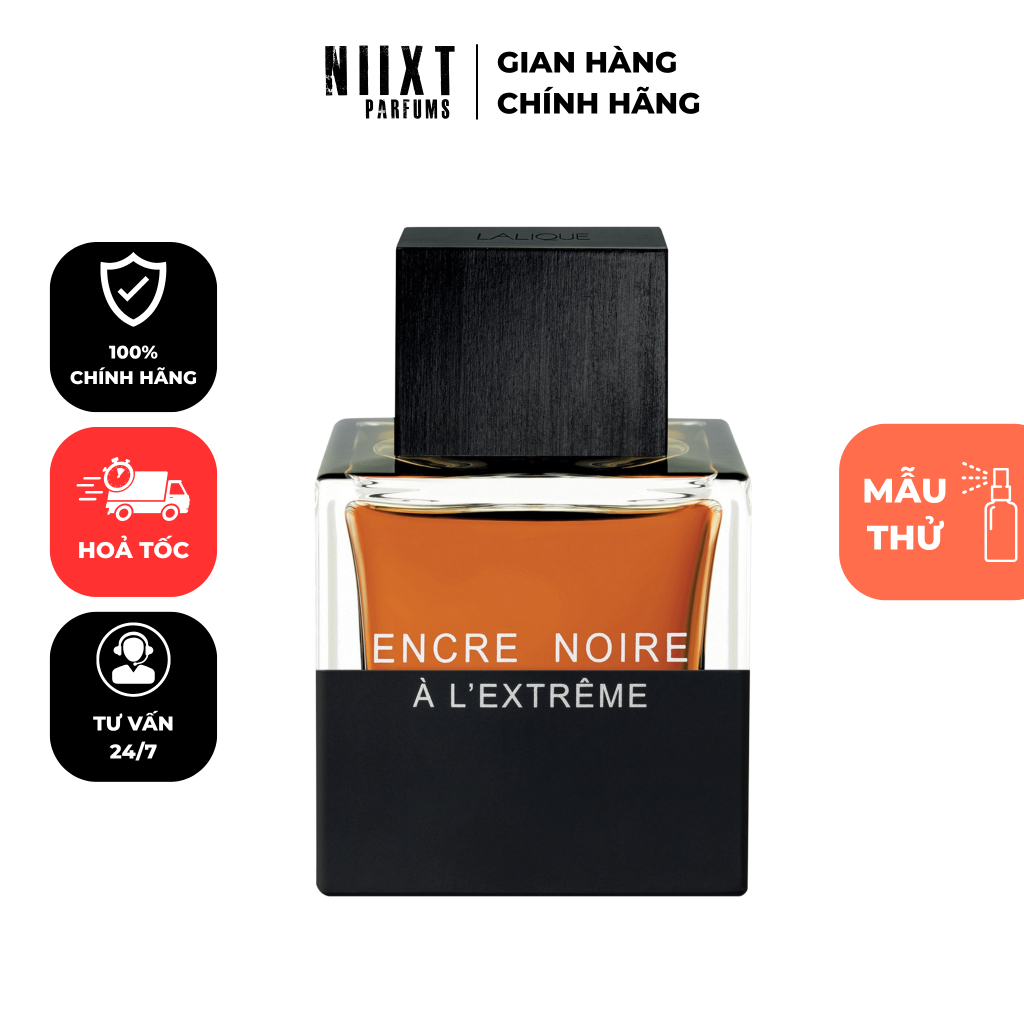 [Chính hãng] Mẫu thử nước hoa Lalique Encre Noire A L'Extreme | 5ml 10ml | NIIXT PARFUMS