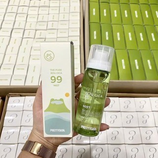 Nước Hoa Hồng Toner Chiết Xuất Rau Má Pretty Skin Hàn Quốc The Pure Jeju Cica Toner 250ml