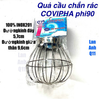 cầu chặn rác inox