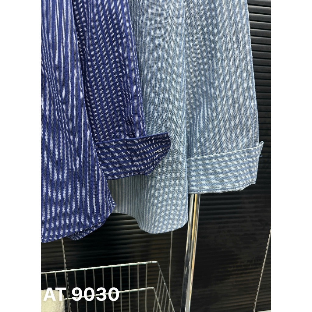 Áo Sơ Mi Nữ Sọc Dài Tay Bigsize 55–90kg Vải Linen Dày Dặn Form Vintage Thoải Mái AT9030 – 2KJeans | BigBuy360 - bigbuy360.vn