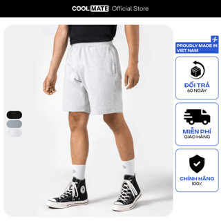 Quần đùi Short Nam New French Terry V2 co giãn (thêu logo) Coolmate