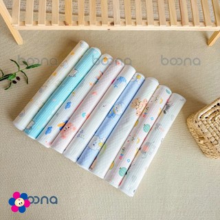(Chính Hãng) Tấm Lót Chống Thấm Kháng Khuẩn Boona - Lót Thay Bỉm Cotton Oragnic Ovoan - Mềm Mại - Thoáng Mát 50*70cm