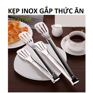Kẹp gắp thực phẩm chất liệu inox - tiện dụng, siêu bền, Kẹp gắp bánh, gắp salat sang trọng