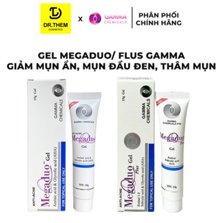 Megaduo Gel/Plus Gamma 15g-30g, Gel Giảm Mụn Ẩn, Thâm, Đầu Đen Cho Da Dầu Mụn - Dr Thêm