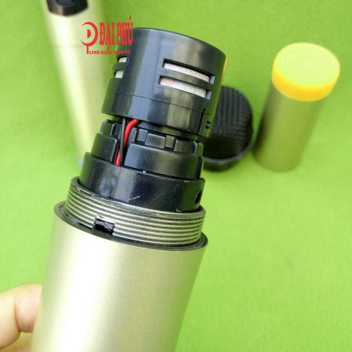 [DPA]Micro không dây đơn VHF loa kéo mạch loa kéo màu vàng, micro cho loa kéo