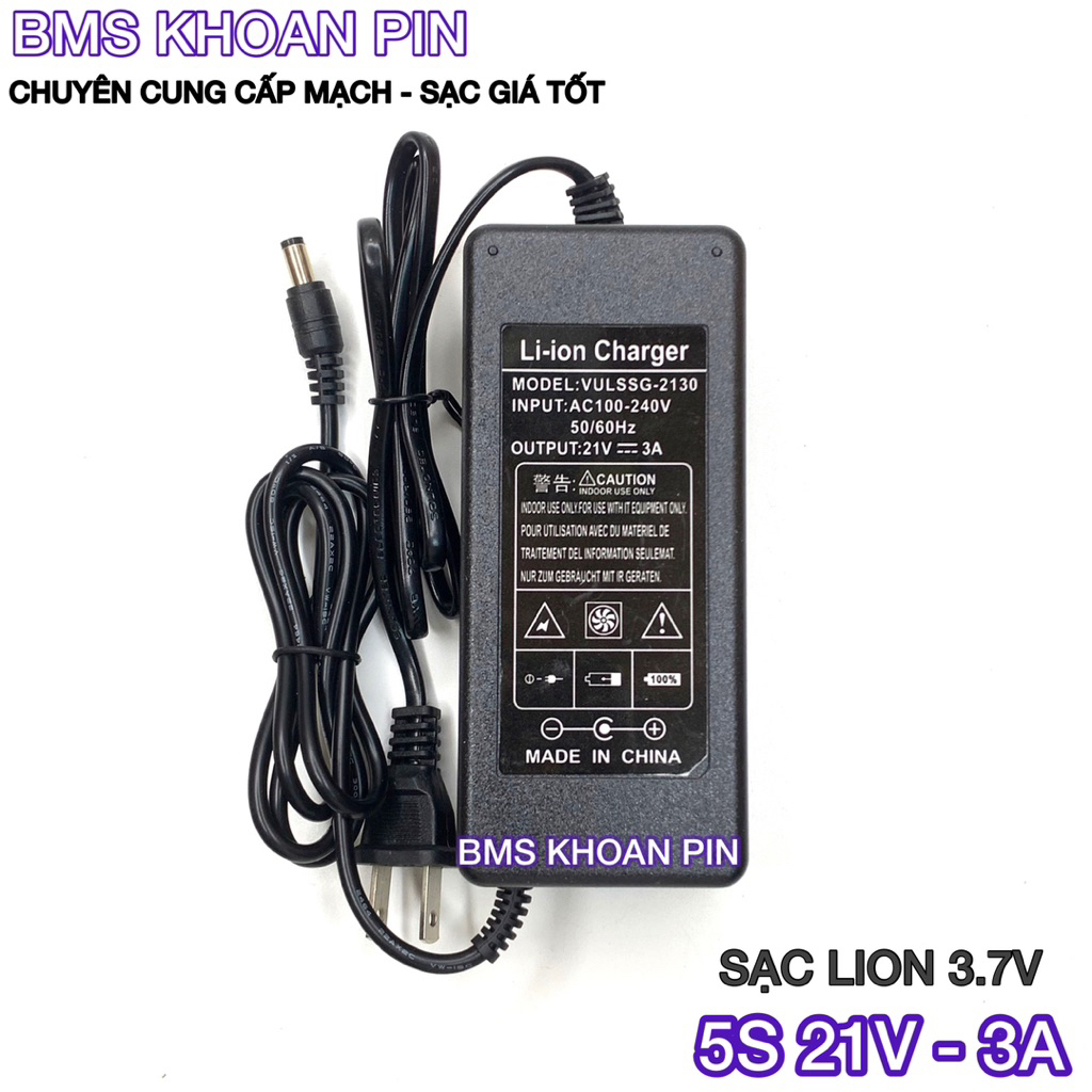 Sạc lion 5S 21V - 3A có quạt (QH24)