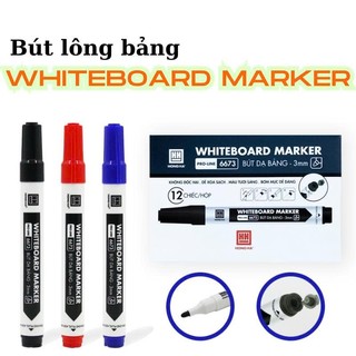 Bút lông bảng Hồng Hà GX-WM01 mực đậm, dễ lau, dùng lâu bền