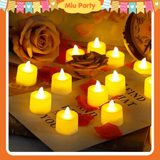 Đèn Nến Điện Tử Led Mini Kèm Pin Sẵn Dùng Để Trang Trí Sinh Nhật, Lễ Tết Trung Thu, Halloween - Miu Party