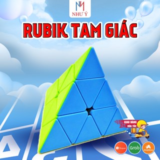  Rubik 3x3-Pyraminx-Moyu Meilong Stickerless - Đồ Chơi Rubik Biến Thể Tam Giác 