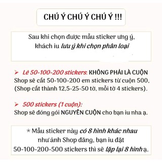 {có quà tặng} Lẻ 50 - 100 hình dán capybara cute (mẫu ngẫu nhiên)