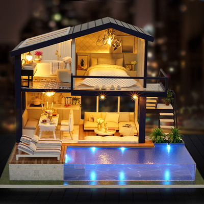 Đồ chơi lắp ráp mô hình Nhà Búp Bê Hãng CUTEROOM