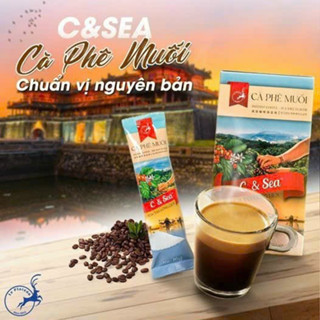 Cafe Muối Hòa Tan C&Sea Cà Phê Le Plateau Chuẩn Vị Huế Tiện Lợi Thơm Ngon Chuẩn Gu Việt Đậm Hương Vị Biển Moshav DASATA