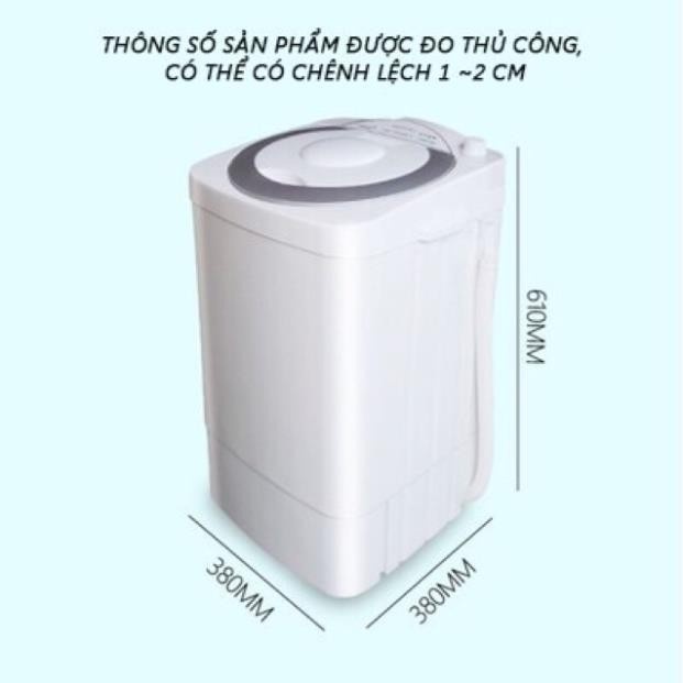 Máy Giặt Mini 1 Lồng Giặt Có Khử Khuẩn tia UV , Máy Giặt Bán Tự Động 3,6kg Cho Bé | BigBuy360 - bigbuy360.vn