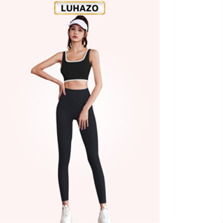 Đồ tập gym nữ cao cấp LUHAZO yoga thể dục thể thao pickleball chạy bộ có đệm V1 vải đẹp co giãn thấm hút MN033MT2 T1T2