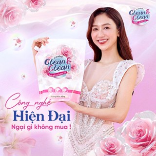  Nước giặt Clean&CLean 3200 ml hương Hoa Ly Ly hương Phấn Hồng đánh tan vết bẩn lưu hương dài lâu 