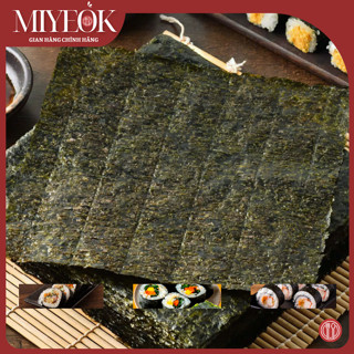 Lá Rong Biển Cuộn Cơm Làm Sushi Kimbap Hàn Quốc, Gói 50 Lá Kim, Rong Biển Nori Ăn Liền - MIYEOK