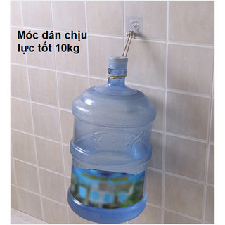 [Giá sỉ 600đ] combo 10 Móc dán tường siêu chắc chắn, MÓC DÁN THẦN THÁNH