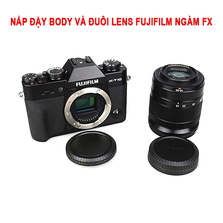 Nắp đậy đuôi lens và nắp đậy body máy ảnh FUJIFILM ngàm FX (FX mount)