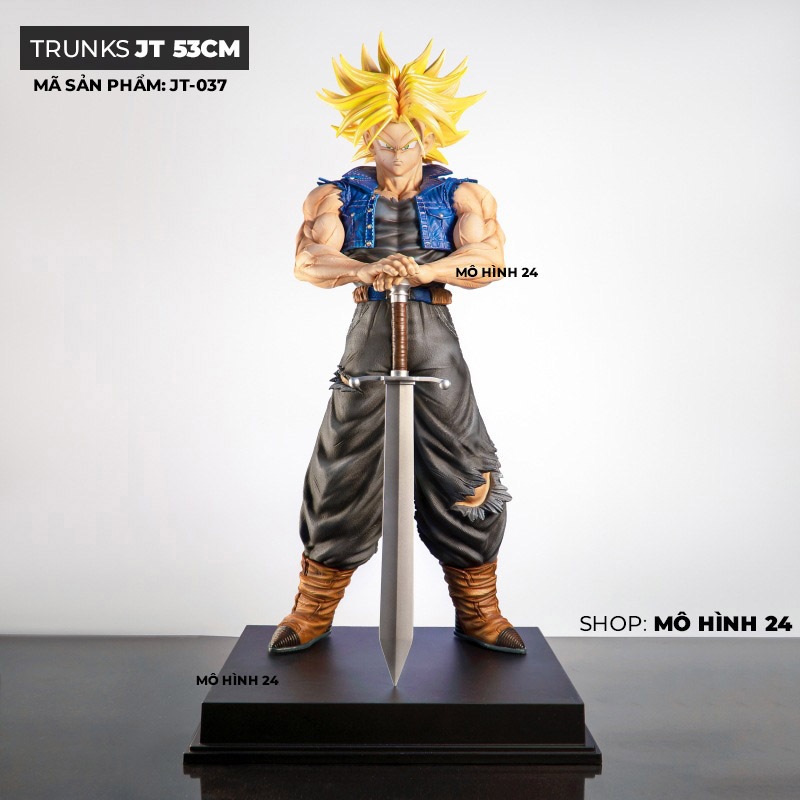 [CHÍNH HÃNG JT] Mô hình đồ chơi Nhân vật Trunks 2% JT studio dragonball figure trunks jt-037 53cm si