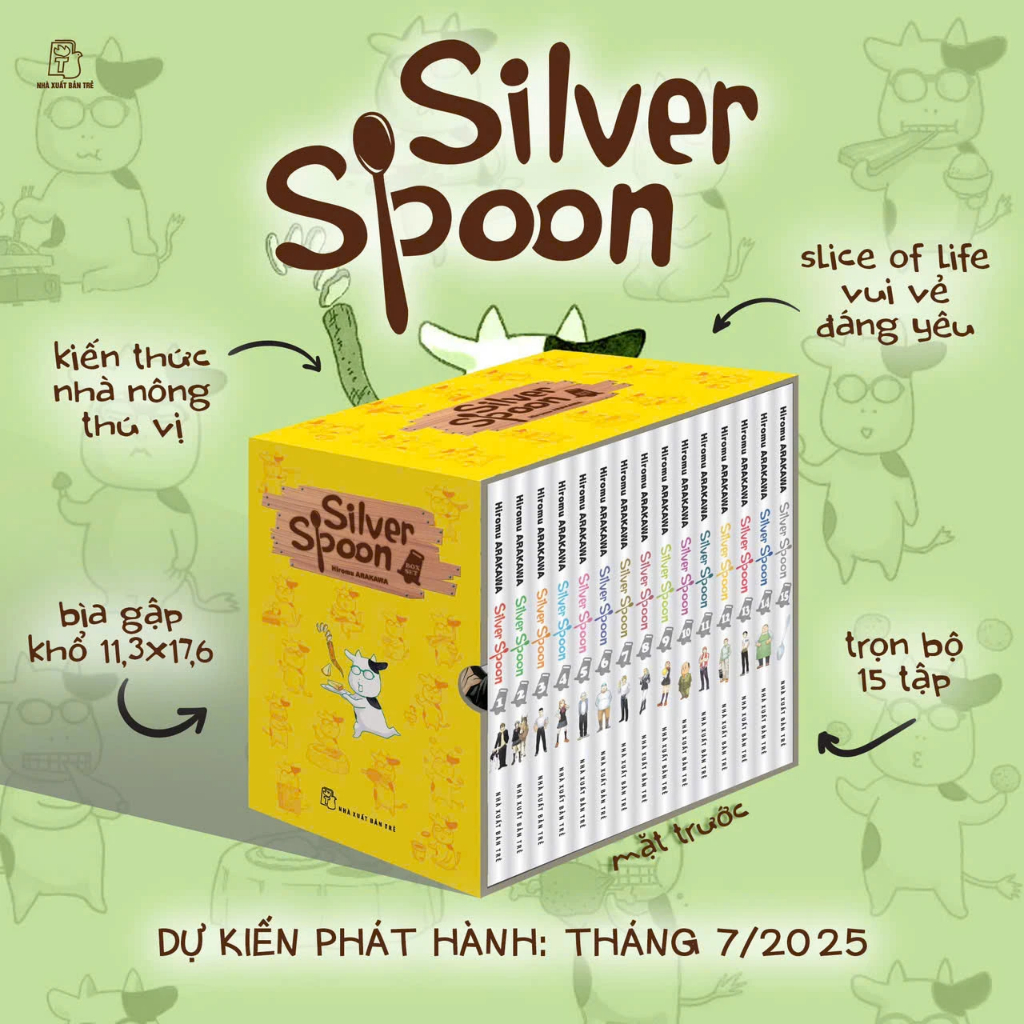 Truyện tranh - Boxset Manga - Silver Spoon (Bộ 15 tập)