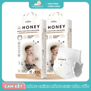 Tã, Bỉm Honey Premium, Tã dán, Bỉm quần thấm hút tốt, siêu mềm mại cho bé