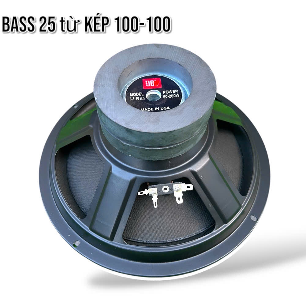 loa bass 25 từ kép 100+100 coil 38 - loa karaoke - loa kéo ( 1 củ )