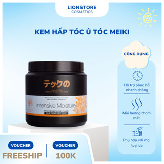  Ủ tóc Meiki hấp dầu phục hồi tóc colagen kem phục hồi hư tổn tóc mềm mượt 