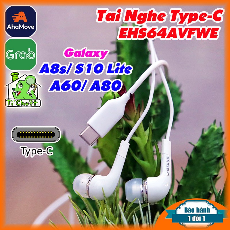 [Chính Hãng-Ảnh Thật] Tai Nghe Jack Type-C EHS64AVFWE ZIN dùng cho Samsungs Galaxy S10 Lite-A8s-A60-A80...