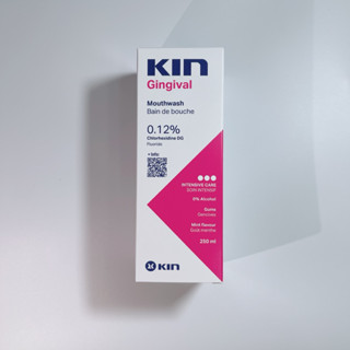 Nước Súc Miệng KIN Gingival Cho Viêm Lợi, Nha Chu, Diệt Khuẩn, Giảm Hôi Miệng - Chai Hồng 250ml