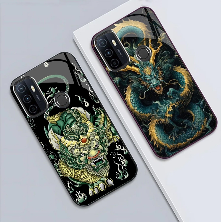 Ốp Lưng OPPO A53 Lưng kính cường lực Sáng Bóng