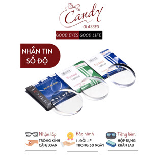 Mắt kính cận loạn chống xước, chống tia UV, ánh sáng xanh - Kính mắt Candy