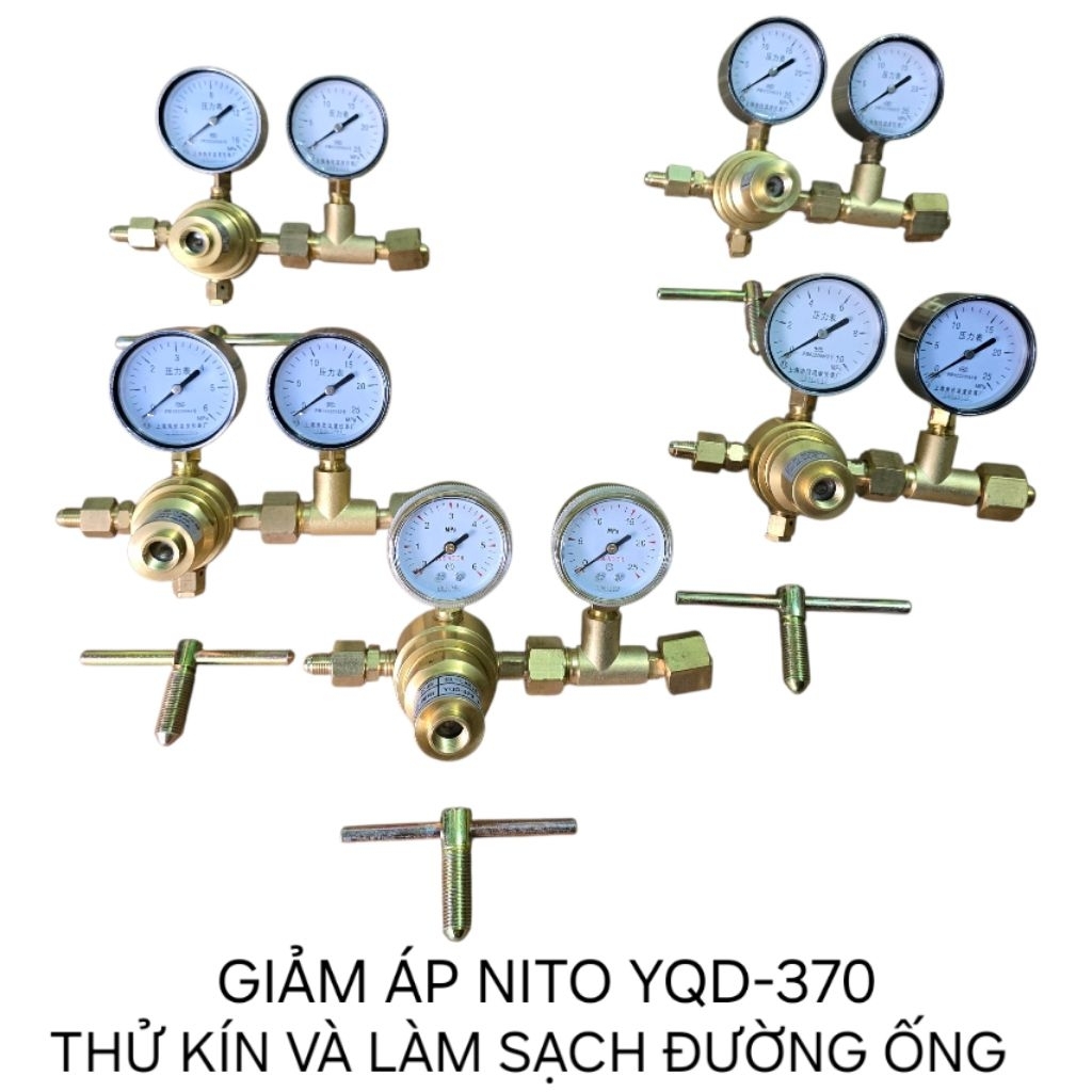 Nito YQD-370 van giảm áp thử kín và làm sạch đường ống Nito áp suất cao
