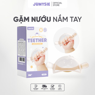 Gặm Nướu Silicone Jumysie Cho Bé Sơ Sinh – Thiết Kế Cầm Tay, Giảm Ngứa Lợi, Kèm Hộp Đựng Vệ Sinh