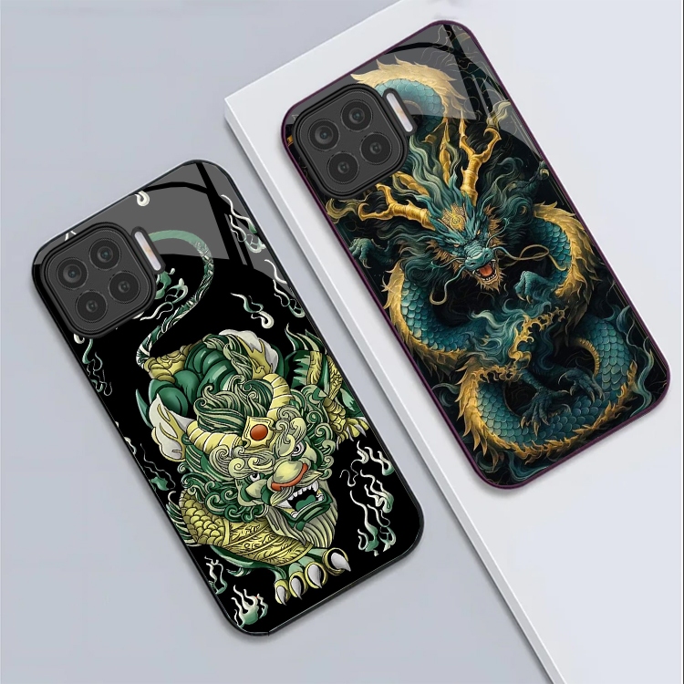 Ốp Lưng OPPO A73, A93 Lưng kính cường lực Sáng Bóng