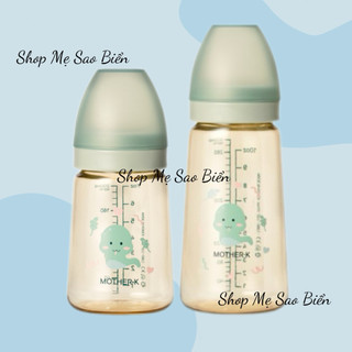 (Chính hãng - Fullbox) Bình sữa Mother-K nhựa PPSU Hàn Quốc nhiều hoạ tiết